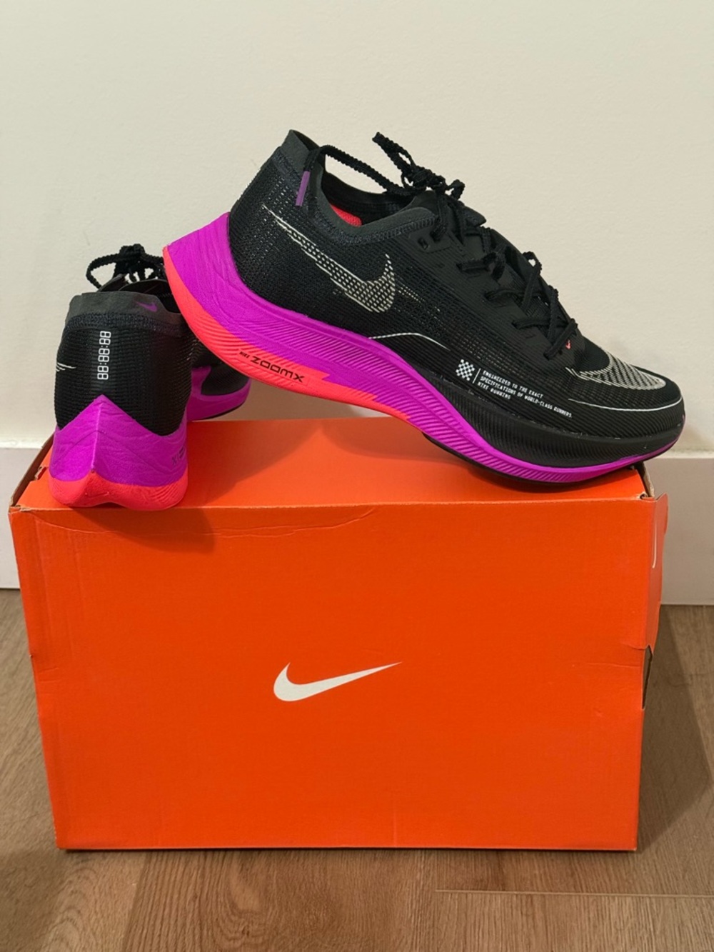 🔥 Nike ZoomX Vaporfly Next% 2 “Raptors” – Elite Racing Shoes – Brand New! 🔥 - Picture 3 of 7